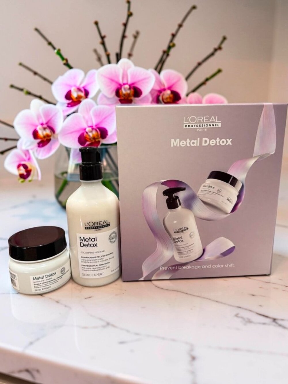 L'oreal Professional Metal Detox Shampoo 16.9 oz & Mask 8.5 oz Duo